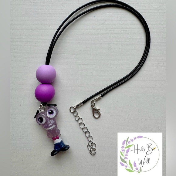 Doorables necklace | handmade by me | Fear from Inside out - Picture 1 of 2